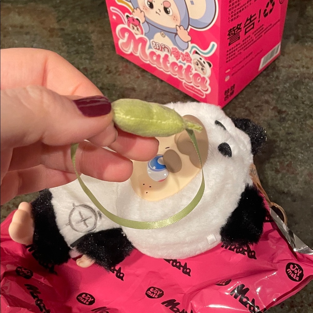Baby Three Matata Chaos Campus Panda Plush Toy Change My Eyes - Picture 4 of 11